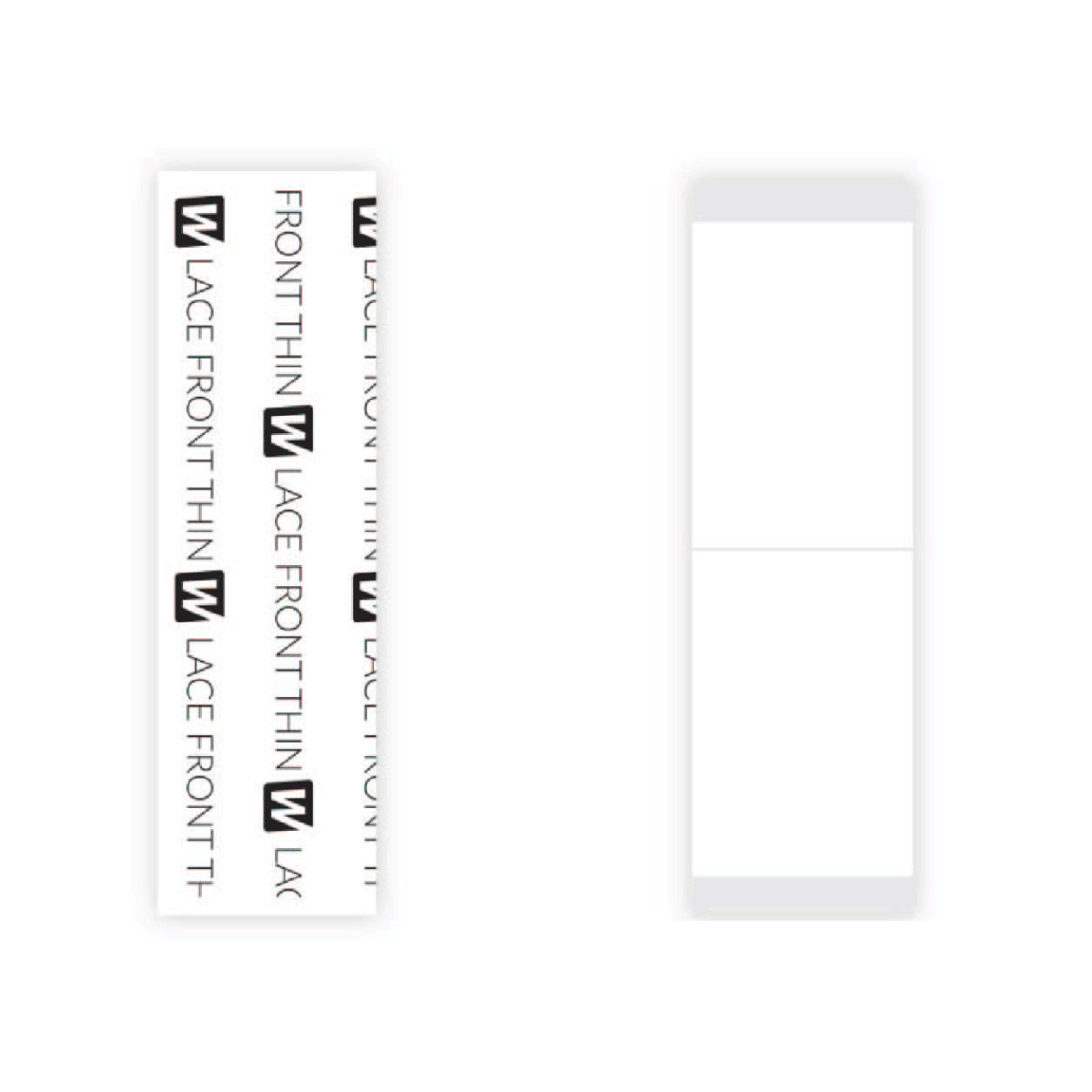 Lace Front Thin™ Tape Straight Strips